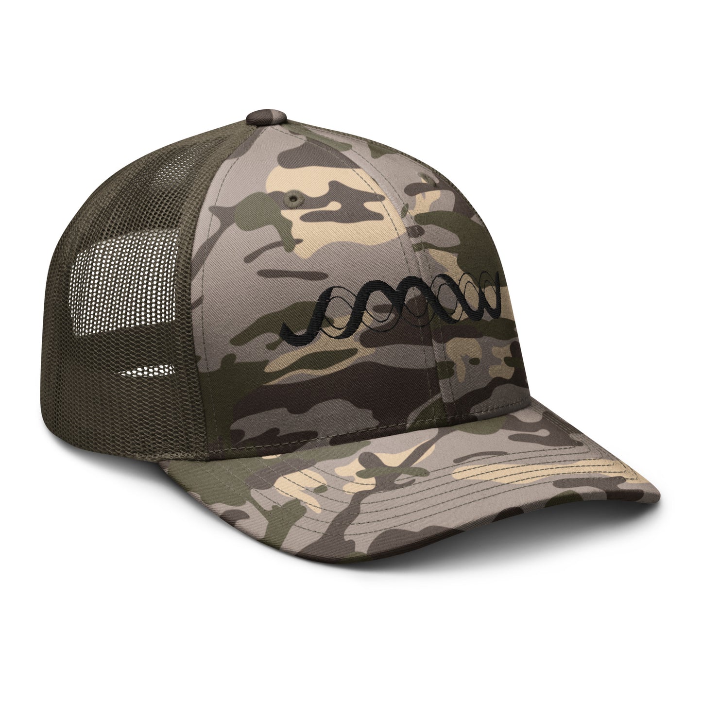 Camouflage trucker hat