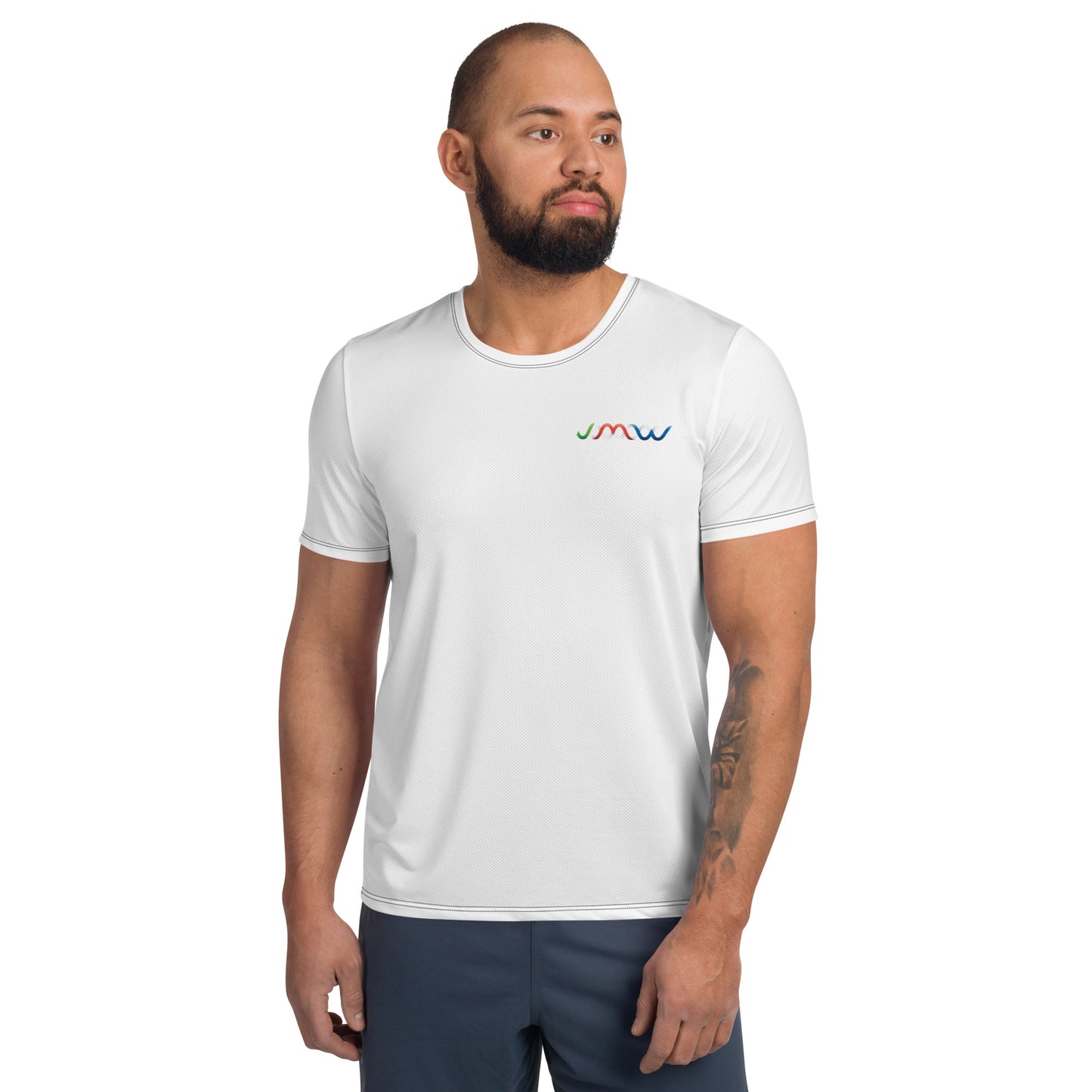Athletic T-shirt - All-Over Print Men's Crew Neck T-Shirt